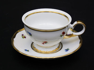 Старорольский фарфор - Чайные пары Полевые цветы Набор для чая "Полевые цветы АГ852" (чашка+блюдце) 160 мл. на 6 персон из 12-ти предметов