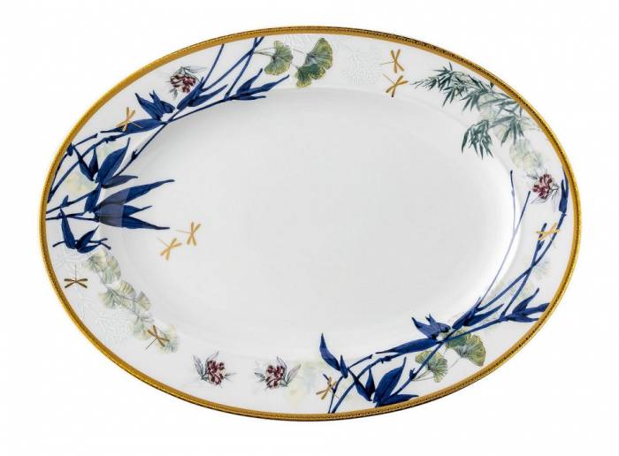 Блюдо овальное 34 см Rosenthal "Turandot" — премиальный немецкий фарфор