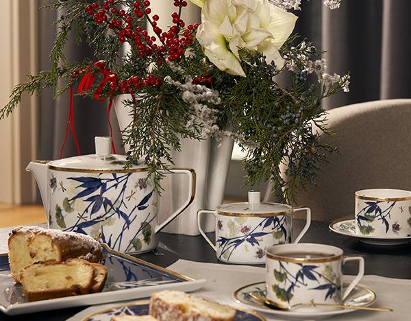 Ваза фарфоровая для цветов 24 см Rosenthal "Turandot" — премиальный немецкий фарфор