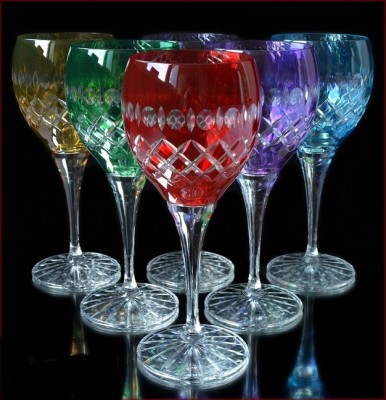 Цветной Хрусталь Ирис набор бокалов 250мл Цветной Хрусталь Ирис набор бокалов 250мл 