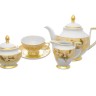 Falkenporzellan Tosca Creme Gold чайный сервиз на 6 персон 15 предметов 48041