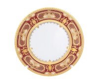 Falkenporzellan Donna Bordeaux Gold набор тарелок 22,5см закусочных 6 штук