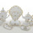 Золотая Роза чайный сервиз 6 персон - Веймар Роза Золотая 1007 сервиз чайный на 6 персон 31 предмет