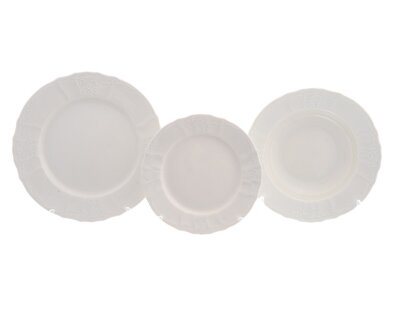 Bernadotte - Набор тарелок 6 шт Бернадот Ивори Недекорированный 0000 набор тарелок из 18ти штук