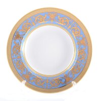 Falkenporzellan Imperial Blue Gold набор тарелок 22,5см для супа 6шт