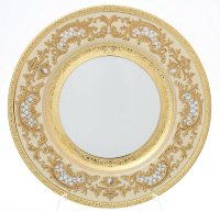Falkenporzellan Alena 3D Crem Gold Constanza набор тарелок 28,5см