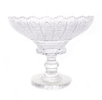 Хрусталь Снежинка Glasspo ваза для конфет 20см