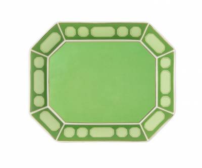Блюдо 20х16 см Rosenthal «Swarovski Signum Fern» — немецкий премиальный фарфор