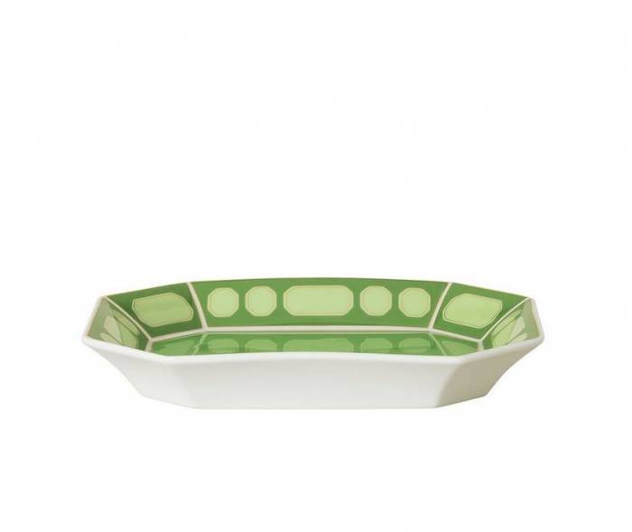 Блюдо 20х16 см Rosenthal «Swarovski Signum Fern» — немецкий премиальный фарфор