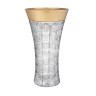 Хрусталь Снежинка с Золотом ваза для цветов 30,5см 