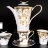 Falkenporzellan Tosca Blueshade Gold чайный сервиз на 6 персон 15 предметов - 