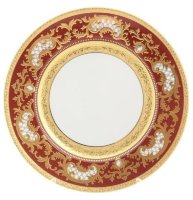 Falkenporzellan Alena 3D Bordo Gold Constanza набор тарелок 28,5см 