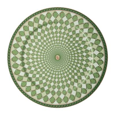 Блюдо круглое 33 см Rosenthal «Swarovski Signum Fern» — немецкий премиальный фарфор