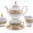 Виена Крем Голд - чайный сервиз 6 персон - Falken Porselan Viena Creme Gold чайный сервиз на 6 персон 15 предметов
