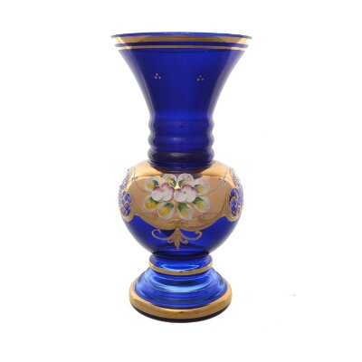 Синяя Лепка Смальта ваза для цветов 22 см 11989 Синяя Лепка Смальта ваза для цветов 22 см 11989
