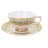 Falkenporzellan Donna Seladon gold набор 6 чашек 250мл с блюдцами для чая - Falken Porzellan Donna Green Gold набор 6 чашек 250мл с блюдцами для чая
