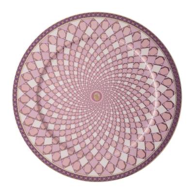 Блюдо круглое 33 см Rosenthal «Swarovski Signum Rose» — немецкий премиальный фарфор
