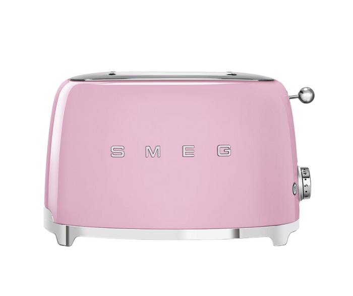 SMEG Италия Розовый тостер на 2 ломтика 950 ВТ    