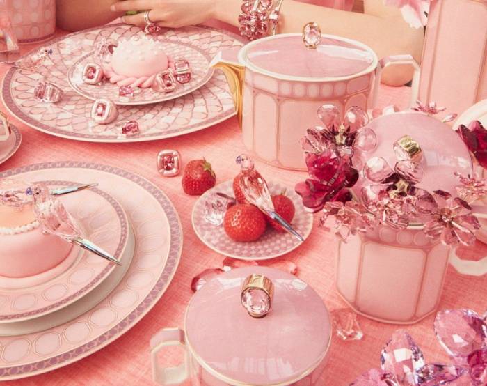 Чайник заварочный 750 мл Rosenthal «Swarovski Signum Rose» — немецкий премиальный фарфор
