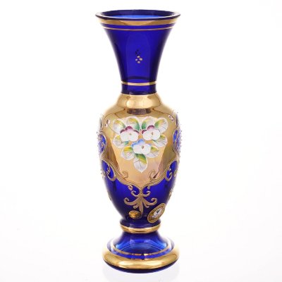Синяя Лепка Смальта ваза для цветов 20 см 14714 Синяя Лепка Смальта ваза для цветов 20 см 14714