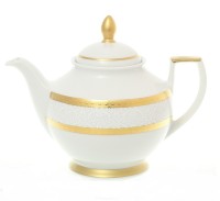 Falkenporzellan Constanza Diamond White Gold чайник заварочный 1,2л