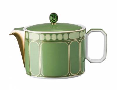 Чайник заварочный 750 мл Rosenthal «Swarovski Signum Fern» — немецкий премиальный фарфор
