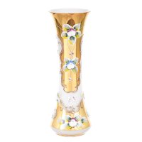 Белая Лепка Смальта ваза для цветов 20 см 13253