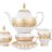 Диадем Крем Голд - чайный сервиз 6 персон - Falkenporzellan Diadem Creme Gold чайный сервиз 