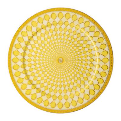 Блюдо круглое 33 см Rosenthal «Swarovski Signum Jonquil» — немецкий премиальный фарфор