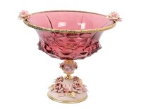  Rosaperla Цветы Розовая ваза для фруктов 33 см