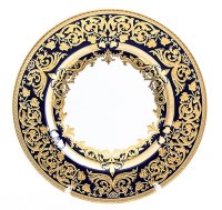 Falkenporzellan Natalia Cobalt Gold набор тарелок 23 см 6 штук