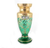 Зеленая Лепка Смальта ваза для цветов 26см 37579