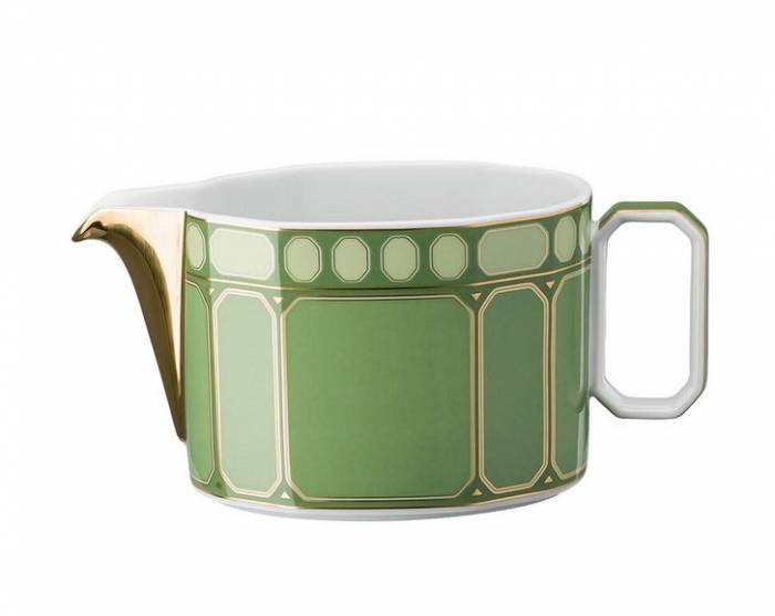 Соусник 530 мл Rosenthal «Swarovski Signum Fern» — немецкий премиальный фарфор