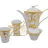 Falkenporzellan Tosca White Gold чайный сервиз на 6 персон 15 предметов