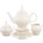 Bernadotte - чайный сервиз 6 персон - Бернадот Ивори Платиновая отводка сервиз чайный на 6 персон 15 предметов
