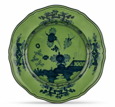 Тарелка 26,5 см Ginori «Malachite» — итальянский премиальный фарфор