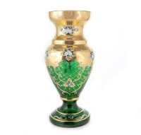 Зеленая Лепка Смальта ваза для цветов 26см 29306