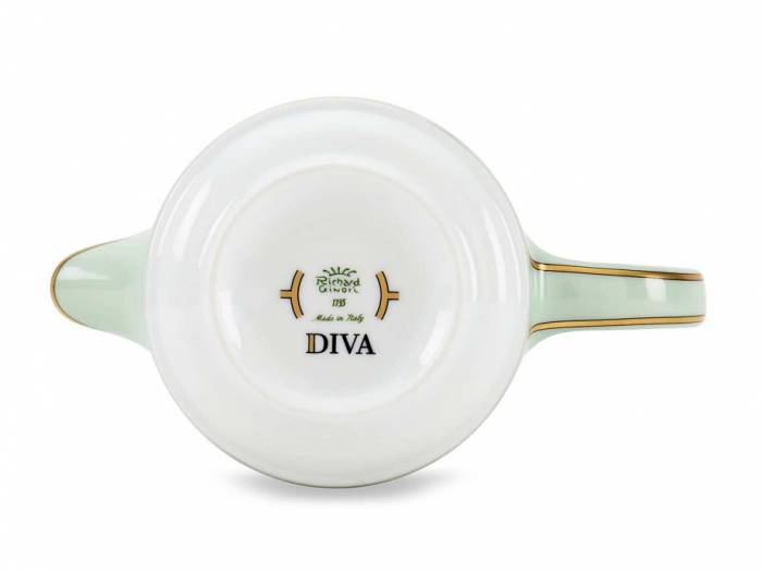 Ginori «Diva Verde» Чайник заварочный 500 мл — итальянский премиальный фарфор