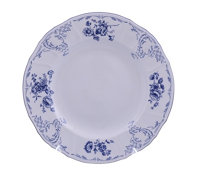 Бернадотт Синие Розы 4074 набор тарелок 23см глубоких 6 штук