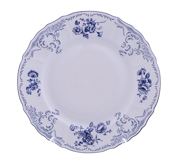 Бернадотт Синие Розы 4074 набор тарелок 25см 6 штук