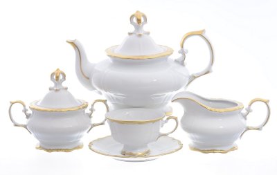 Корона Престиж сервиз чайный на 6 персон 15 предметов Корона Престиж сервиз чайный на 6 персон 15 предметов