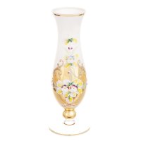 Белая Лепка Смальта ваза для цветов 30 см 22109