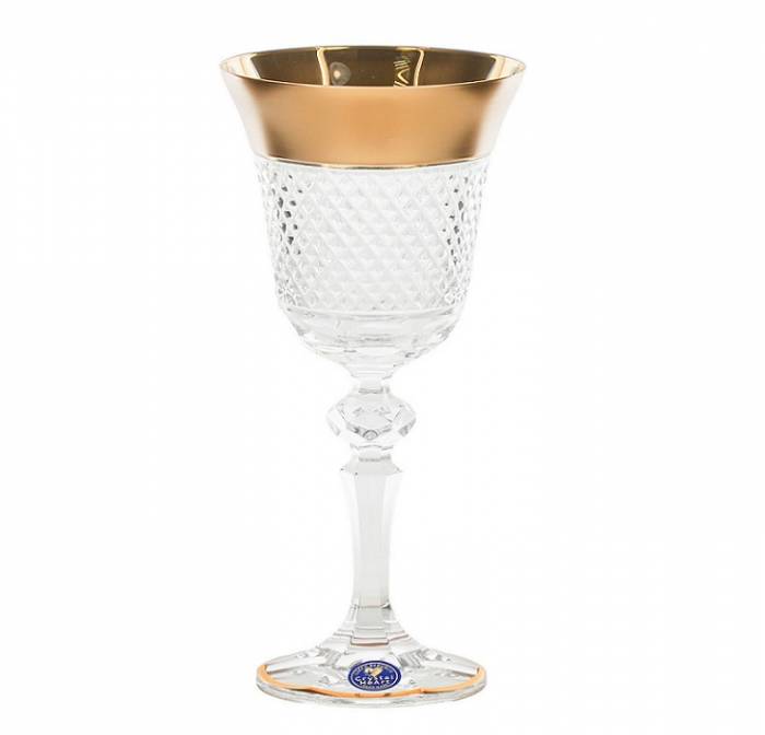 Чехия Crystal He Art "Фелиция" набор бокалов 170мл 6шт