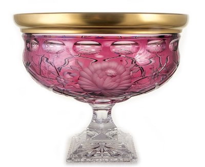 Арнштадт Light pink фруктовница 30см Арнштадт Sunrose Розовый ваза для фруктов 30см