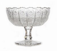 Хрусталь Снежинка Glasspo ваза для конфет 15см 06498