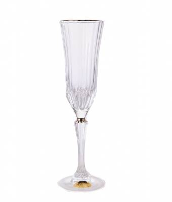 Чехия Union Glass "Адажио Платина" набор фужеров 180мл 6шт Глянец