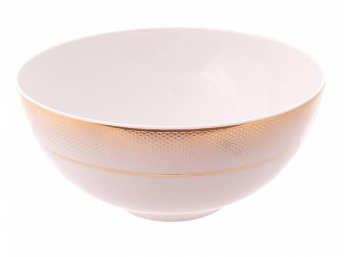 Falkenporzellan Deluxe Shape - Rio White Gold салатник 21см