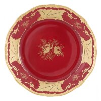 Веймар Кленовый Лист Красный тарелка 22 см закусочная