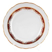 Тхун Мария Луиза красная лилия набор тарелок 27см 6штук