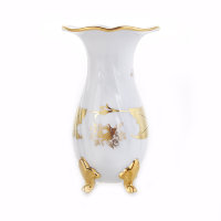 Веймар Кленовый Лист Белый 408 ваза для цветов 22см